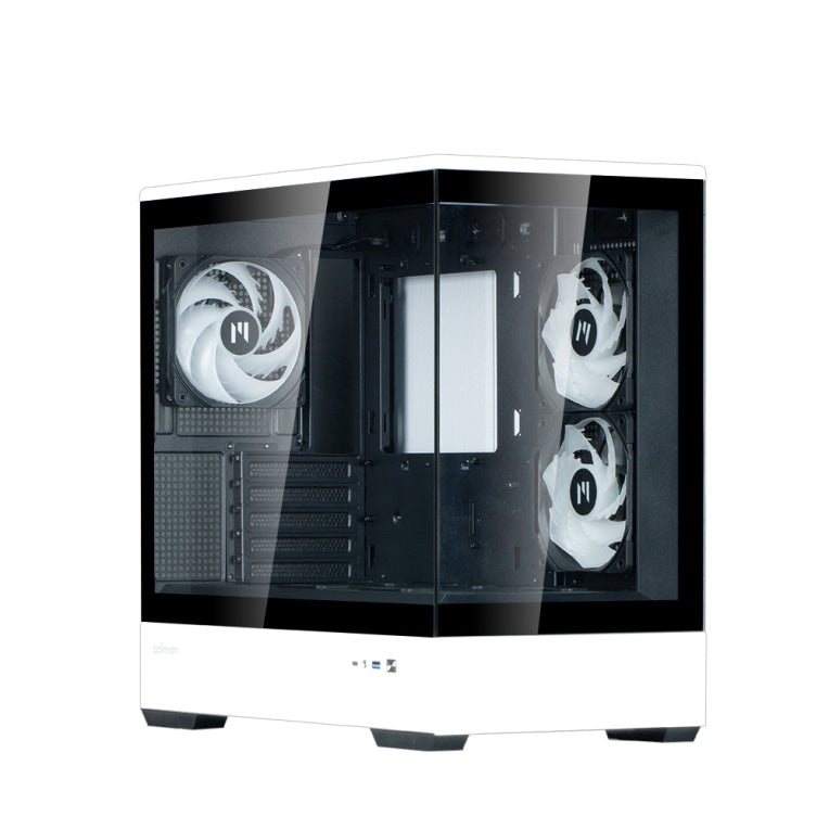 Zalman P30 BW carcasa de ordenador Mini Tower Negro