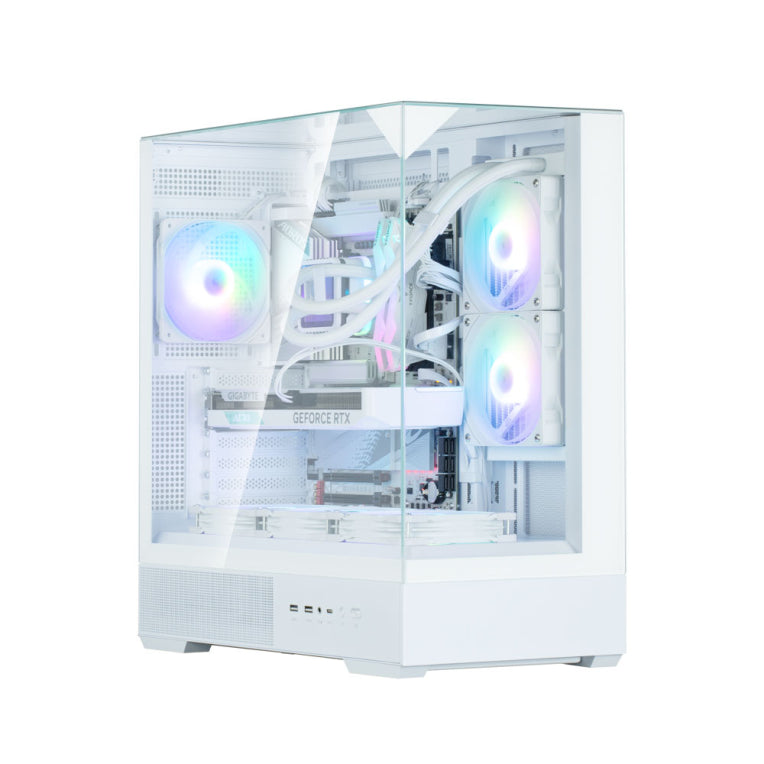 Zalman P40 Prism White Midi Tower Blanco