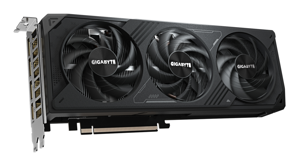 GIGABYTE GeForce RTX 5070 WINDFORCE OC SFF 12G Tarjeta Gráfica - 12GB GDDR7. 192 bits. PCI-E 5.0. 2542 MHz Core Clock. 3 x DP 2.1a. 1 x HDMI 2.1b. NVIDIA DLSS 4. GV-N5070WF3OC-12GD - detalle