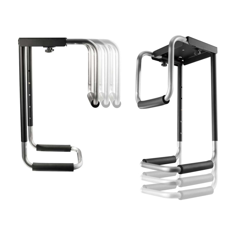 AISENS MPC08-337 soporte de CPU Soporte para instalación de CPU bajo mesa Negro. Plata