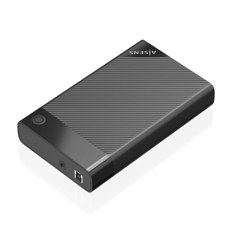 AISENS ASE-3529B caja para disco duro externo Caja de disco duro (HDD) Negro 3.5" - detalle