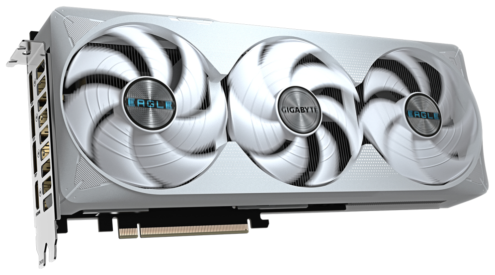 GIGABYTE GeForce RTX 5070 Ti EAGLE OC ICE SFF 16G Tarjeta Gráfica - 16GB GDDR7. 256 bits. PCI-E 5.0. 2542 MHz Core Clock. 3 x DP 2.1a. 1 x HDMI 2.1b. NVIDIA DLSS 4. GV-N507TEAGLEOC ICE-16GD - detalle
