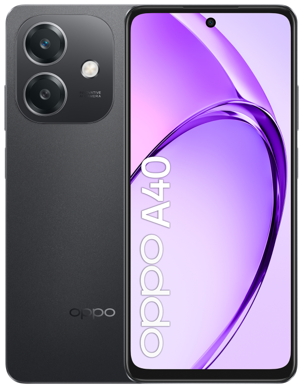 OPPO A40 16.9 cm (6.67") SIM doble Android 14 4G USB Tipo C 4 GB 128 GB 5100 mAh Negro - detalle