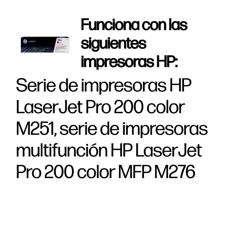 HP Cartucho de tóner original LaserJet 131A magenta