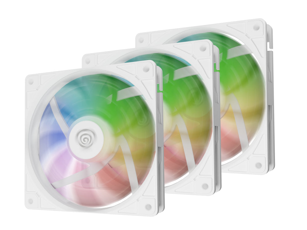 GENESIS Oxal 120 ARGB Carcasa del ordenador Ventilador 12 cm Blanco