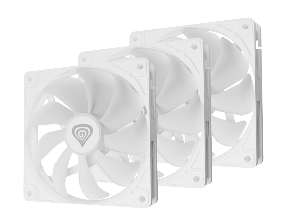 GENESIS Oxal 120 ARGB Carcasa del ordenador Ventilador 12 cm Blanco