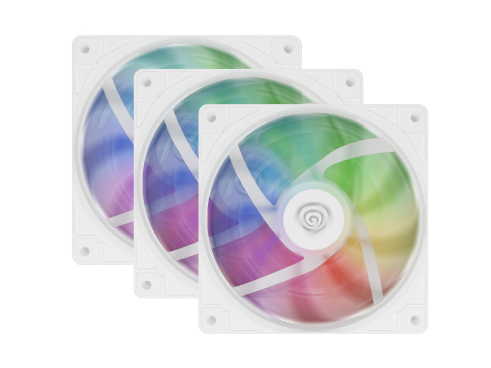 GENESIS Oxal 120 ARGB Carcasa del ordenador Ventilador 12 cm Blanco