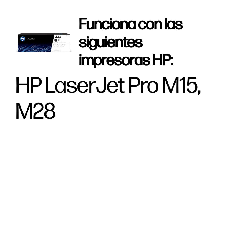 HP Cartucho de tóner Original LaserJet 44A negro