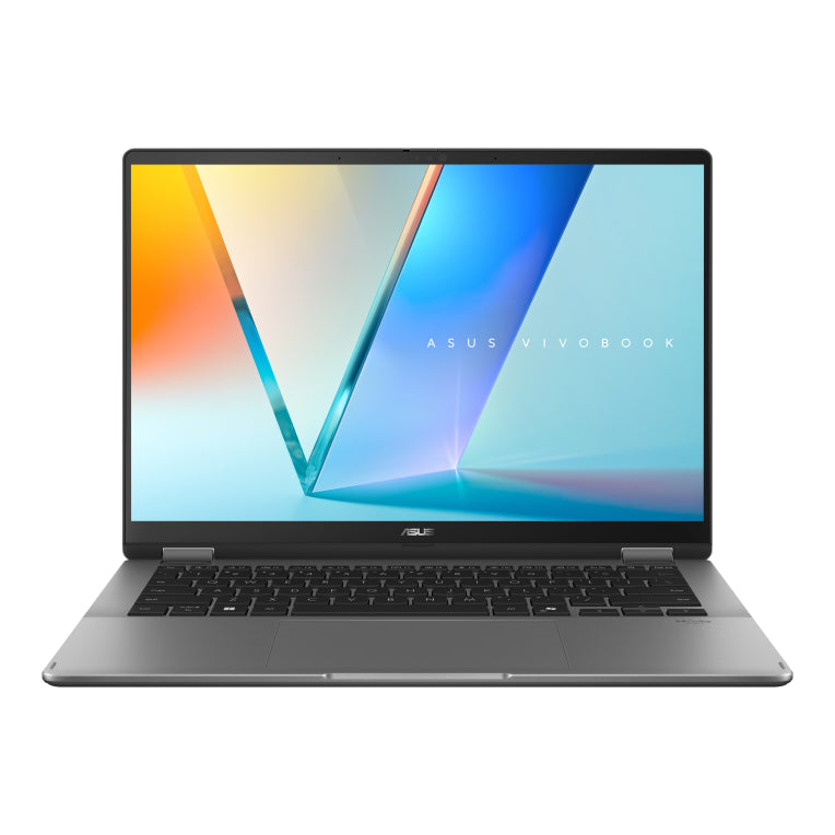 ASUS Vivobook 14 Flip OLED TP3407SA-QL064W Copilot+ PC - Ordenador Portátil 14" WUXGA (Intel Core Ultra 7 258V. 32GB RAM. 1TB SSD. Arc Graphics 140V. Windows 11 Home) Gris - Teclado QWERTY español