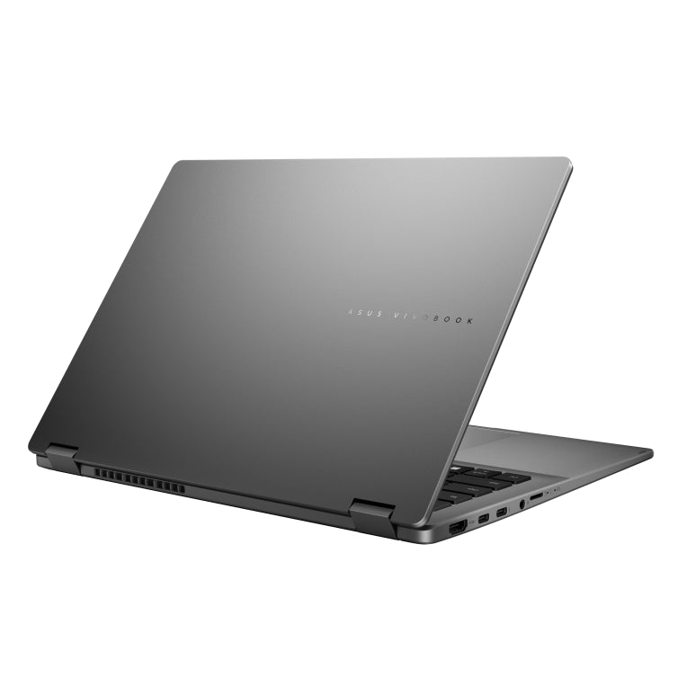 ASUS Vivobook 14 Flip OLED TP3407SA-QL064W Copilot+ PC - Ordenador Portátil 14" WUXGA (Intel Core Ultra 7 258V. 32GB RAM. 1TB SSD. Arc Graphics 140V. Windows 11 Home) Gris - Teclado QWERTY español