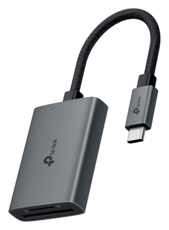 TP-Link UA430C lector de tarjeta USB 3.2 Gen 1 (3.1 Gen 1) Type-C Gris - detalle