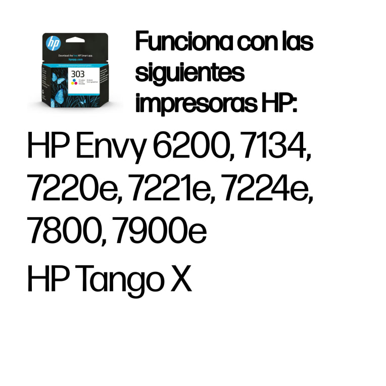 HP Cartucho de tinta Original 303 tricolor