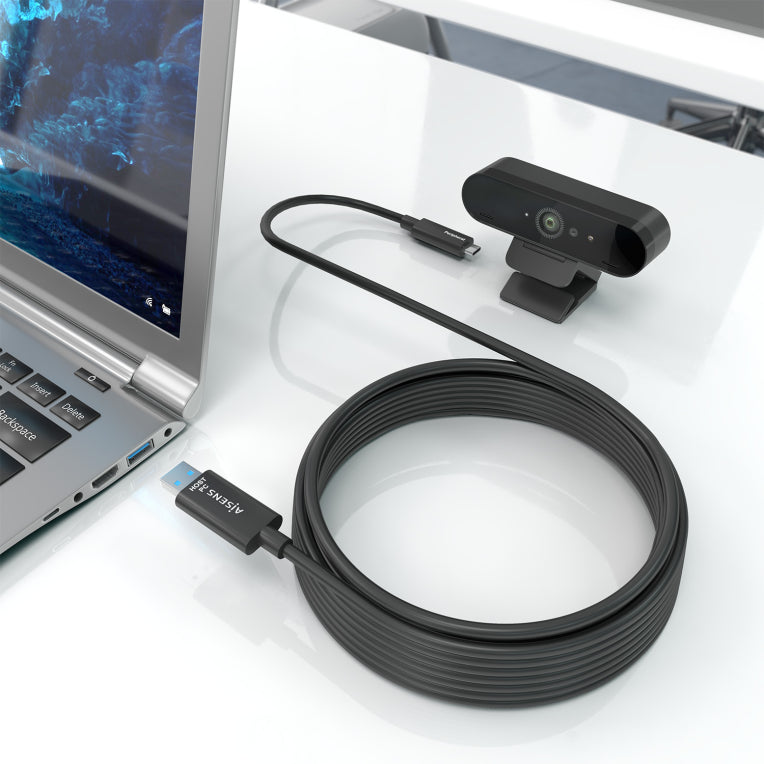 AISENS A157-0925 cable USB USB 3.2 Gen 2 (3.1 Gen 2) 15 m 2 x USB A USB C Negro