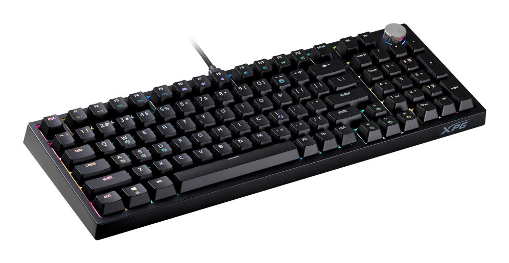 XPG SORCERER teclado Juego USB Español Negro - detalle