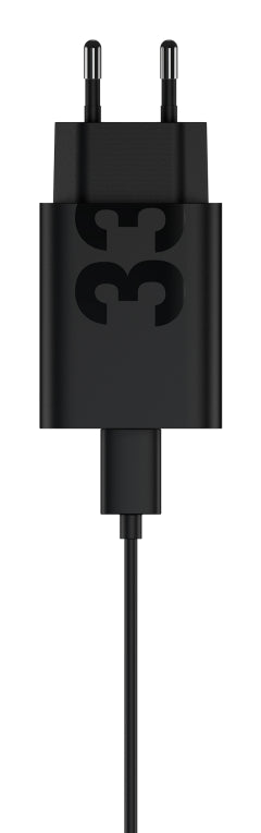Motorola TurboPower 33W EU Universal Negro Corriente alterna Carga rápida Interior