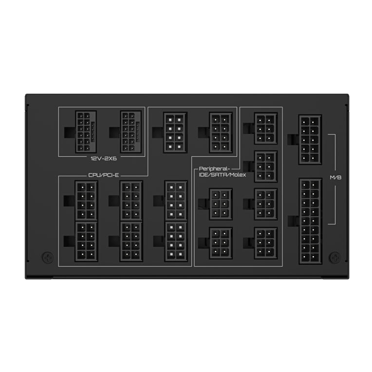 GIGABYTE UD1600PM PG5 AI TOP unidad de fuente de alimentación 1600 W 20+4 pin ATX ATX Negro