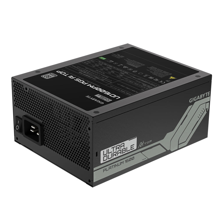 GIGABYTE UD1600PM PG5 AI TOP unidad de fuente de alimentación 1600 W 20+4 pin ATX ATX Negro