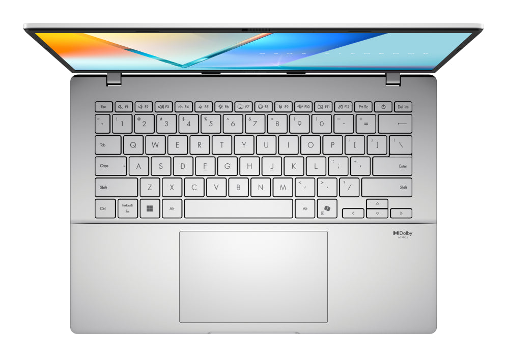 ASUS Vivobook S 14 S3407CA-LY075W - Ordenador Portátil 14" WUXGA (Intel Core Ultra 5 225H. 16GB RAM. 1TB SSD. Arc 130T. Windows 11 Home) Plata Fría - Teclado QWERTY español