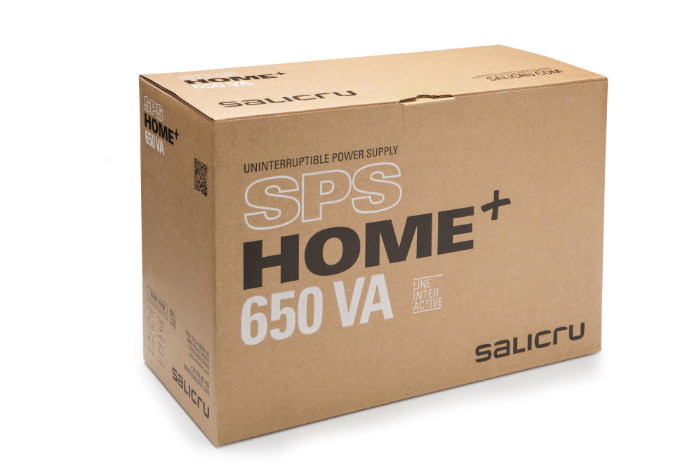 Salicru SPS 650 HOME+ sistema de alimentación ininterrumpida (UPS) Línea interactiva 0.65 kVA 360 W 8 salidas AC