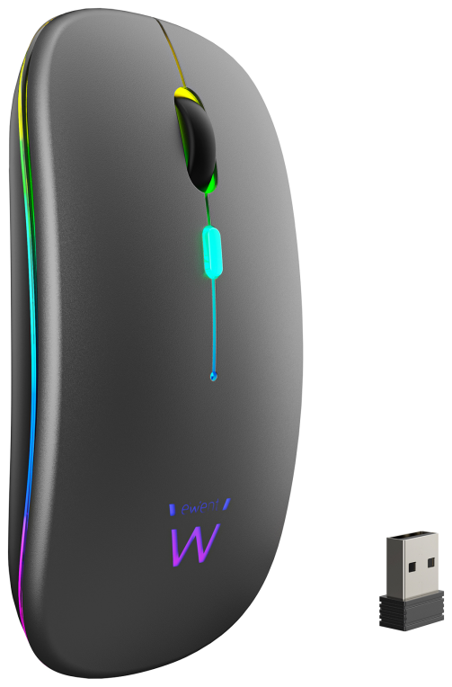 Ewent EW3242 ratón Universal Ambidextro RF Wireless + Bluetooth Óptico 1600 DPI - detalle
