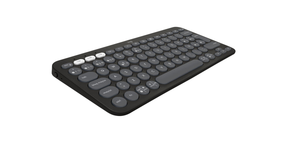 Logitech 920-012227 teclado Ratón incluido Universal RF Wireless + Bluetooth QWERTY Español Grafito