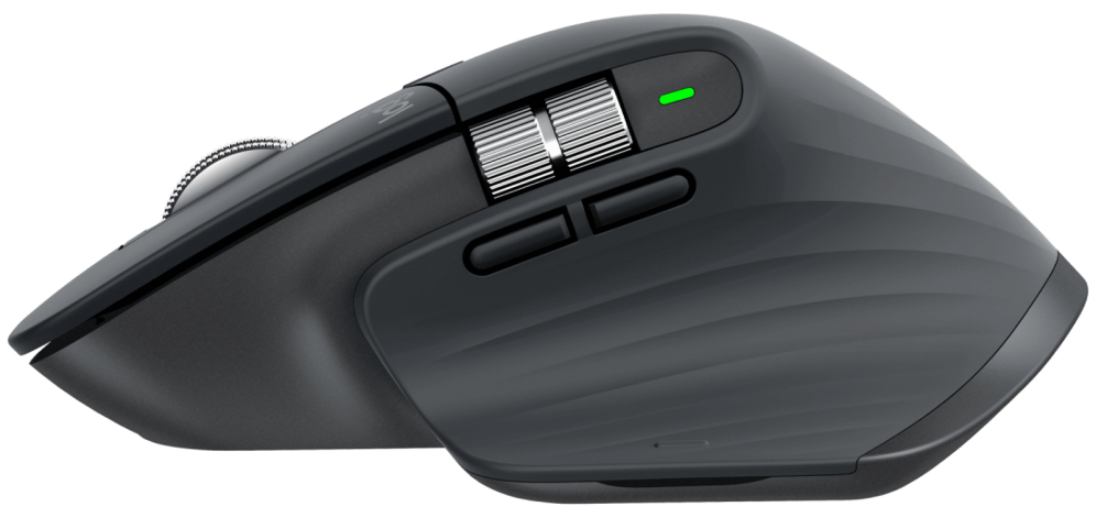 Logitech MX Master 3S for Business ratón Oficina Mano derecha Bluetooth Laser 8000 DPI - detalle