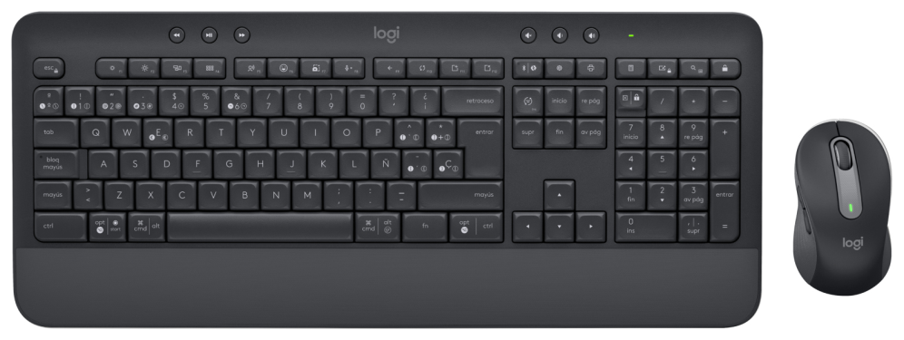 Logitech Signature MK650 Combo for Business teclado Ratón incluido Oficina Bluetooth QWERTY Español Grafito - detalle