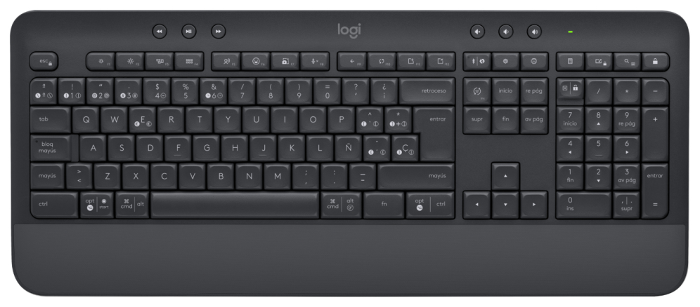Logitech Signature MK650 Combo for Business teclado Ratón incluido Oficina Bluetooth QWERTY Español Grafito - detalle