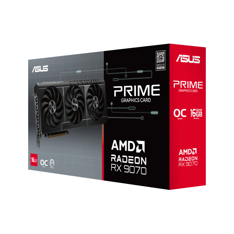 ASUS Prime -RX9070-O16G Tarxeta gráfica AMD Radeon RX 9070 16 GB GDDR6