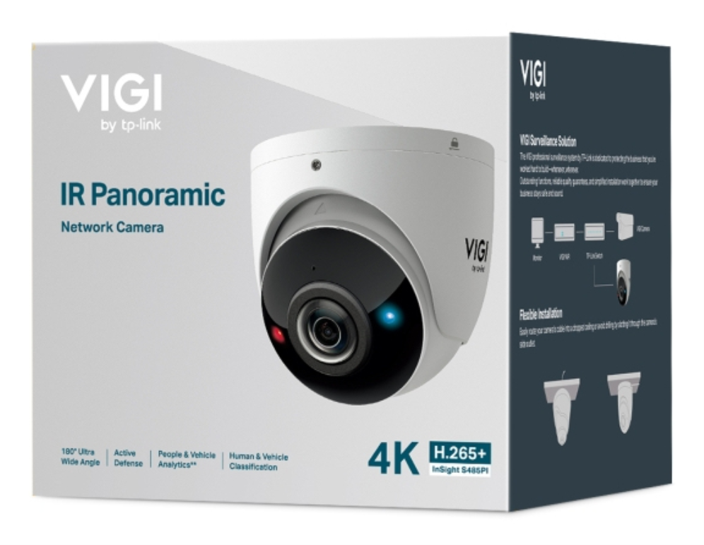 TP-Link InSight S485PI Torreta Cámara de seguridad IP Exterior 3840 x 2160 Pixeles Pared - detalle