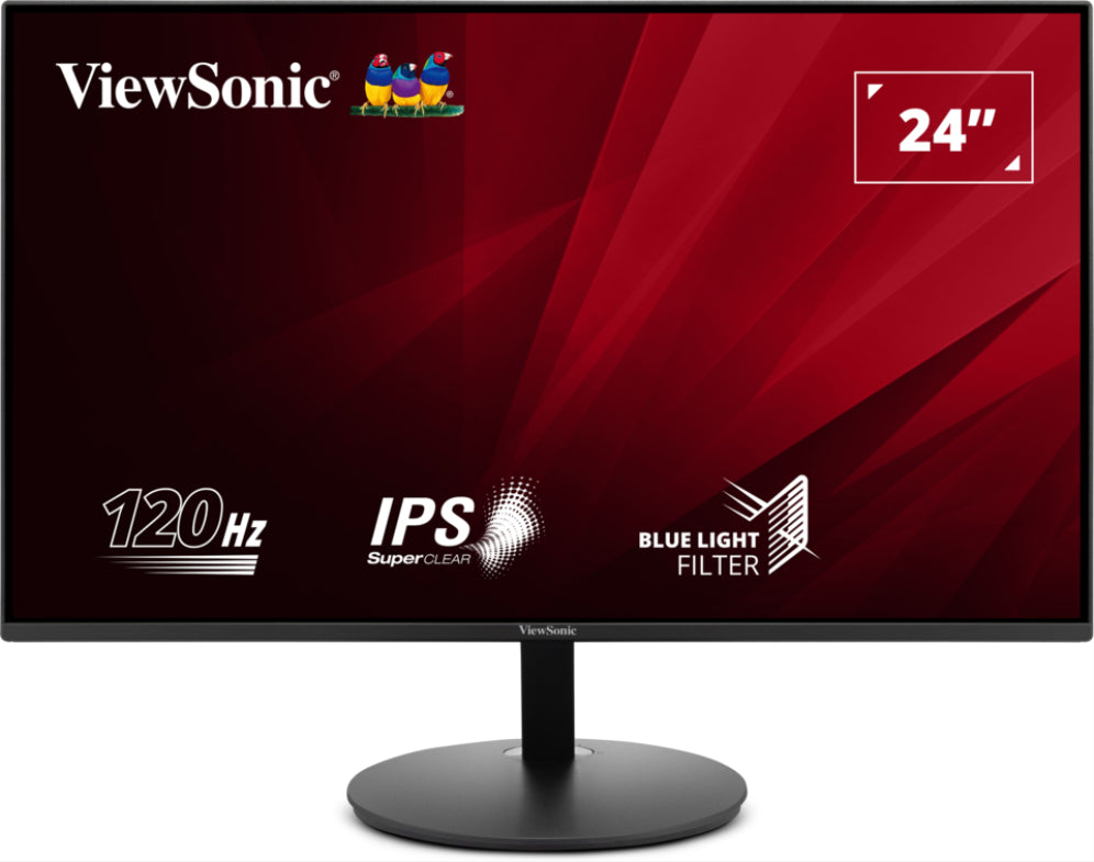 Viewsonic VA VA24E1-H Pantalla para PC 61 cm (24") 1920 x 1080 píxeles Full HD LED Negro