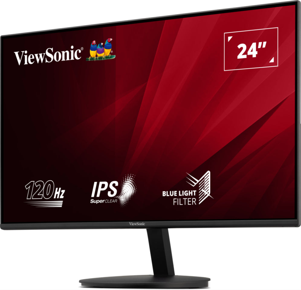 Viewsonic VA VA24E1-H Pantalla para PC 61 cm (24") 1920 x 1080 píxeles Full HD LED Negro
