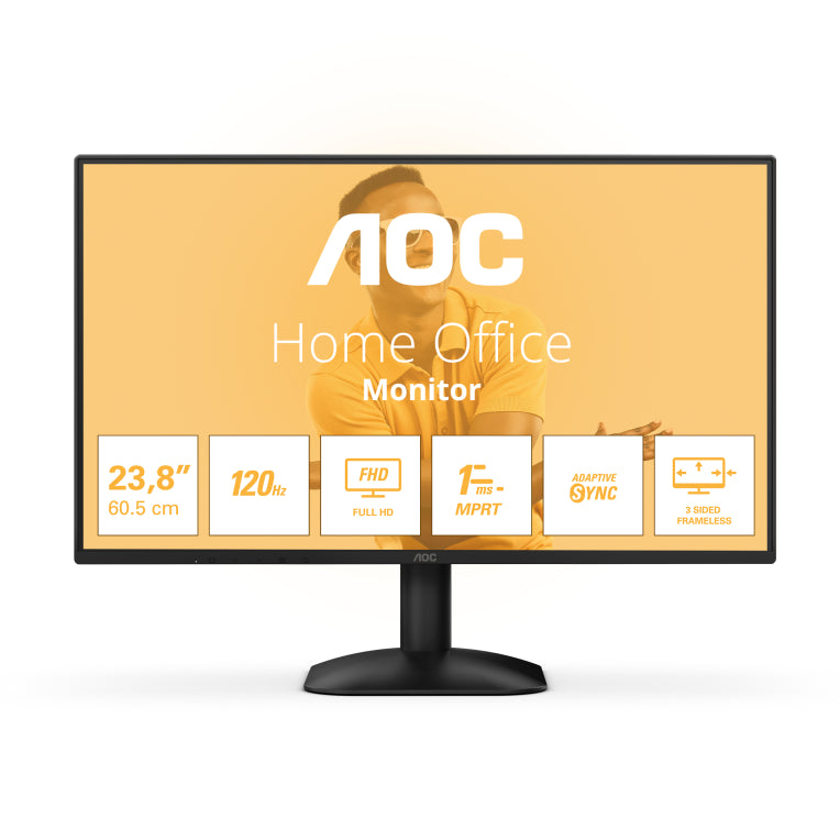 AOC 24B31H pantalla per a PC 60.5 cm (23.8") 1920 x 1080 Pixels Full HD Negre