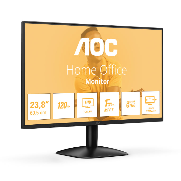Monitor para PC AOC 24B31H 60,5 cm (23,8") 1920 x 1080 píxeles Full HD Negro