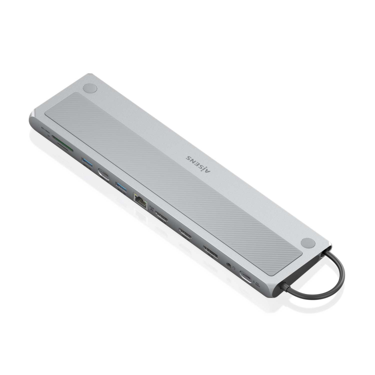 AISENS ASUC-12P020-GR base para portátil y replicador de puertos Alámbrico USB 3.2 Gen 1 (3.1 Gen 1) Type-C - detalle