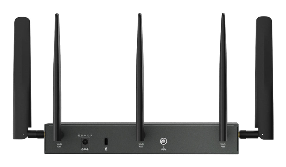 TP-Link ER706WP-4G router inalámbrico Gigabit Ethernet Doble banda (2.4 GHz / 5 GHz) Negro