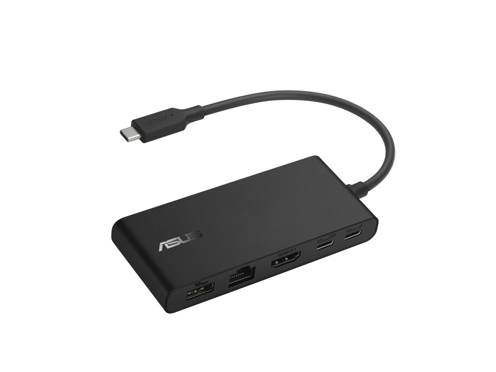 ASUS Dual 4K USB-C Dock DC201 Alámbrico USB 3.2 Gen 2 (3.1 Gen 2) Type-C Negro