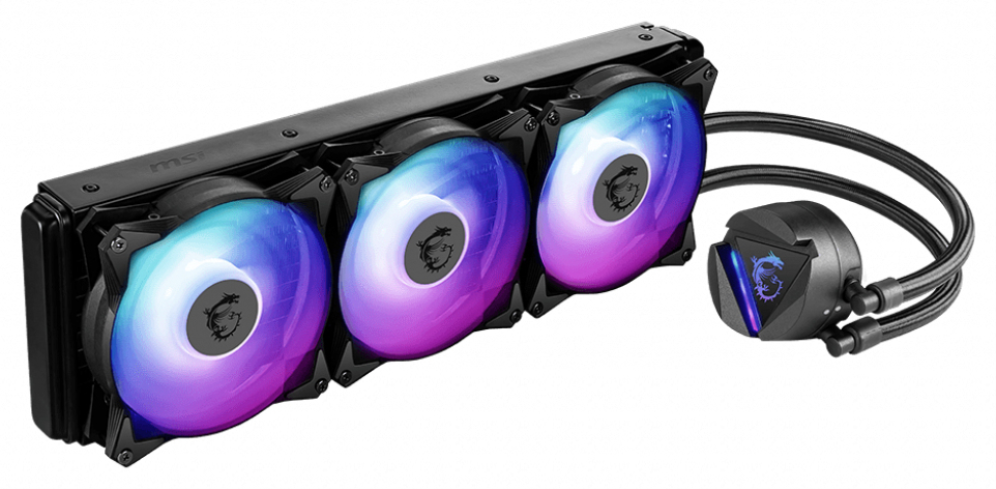 MSI MAG CORELIQUID 360R V2 sistema de refrigeración para ordenador Placa base. Procesador Sistema de refrigeración líquida todo en uno 12 cm Negro - detalle