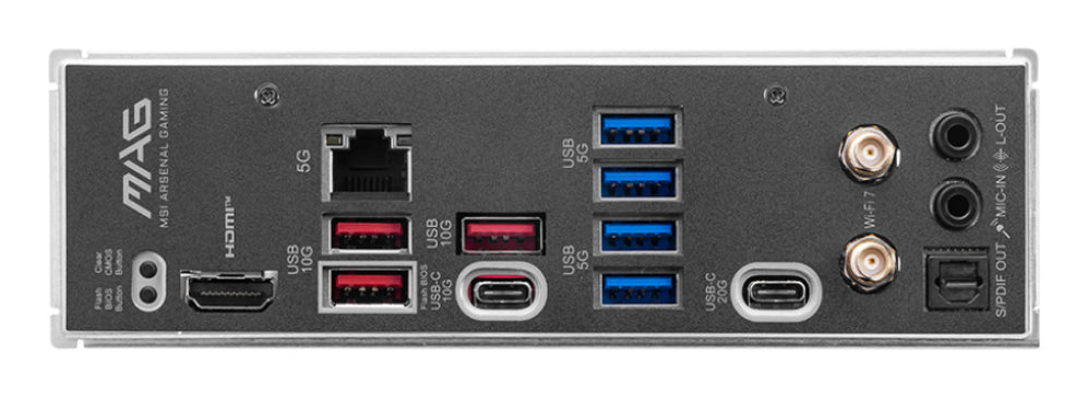 MSI MAG B850M MORTAR WIFI placa base AMD B850 Zócalo AM5 micro ATX - detalle