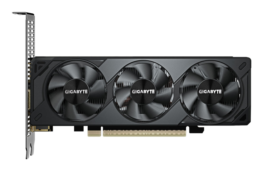 GIGABYTE GeForce RTX 5060 OC Low Profile 8G Tarjeta Gráfica - 8GB GDDR7. 128bit. PCI-E 5.0. 2512 MHz Frecuencia del núcleo. 3 x DisplayPort. 1 x HDMI. GV-N5060OC-8GL
