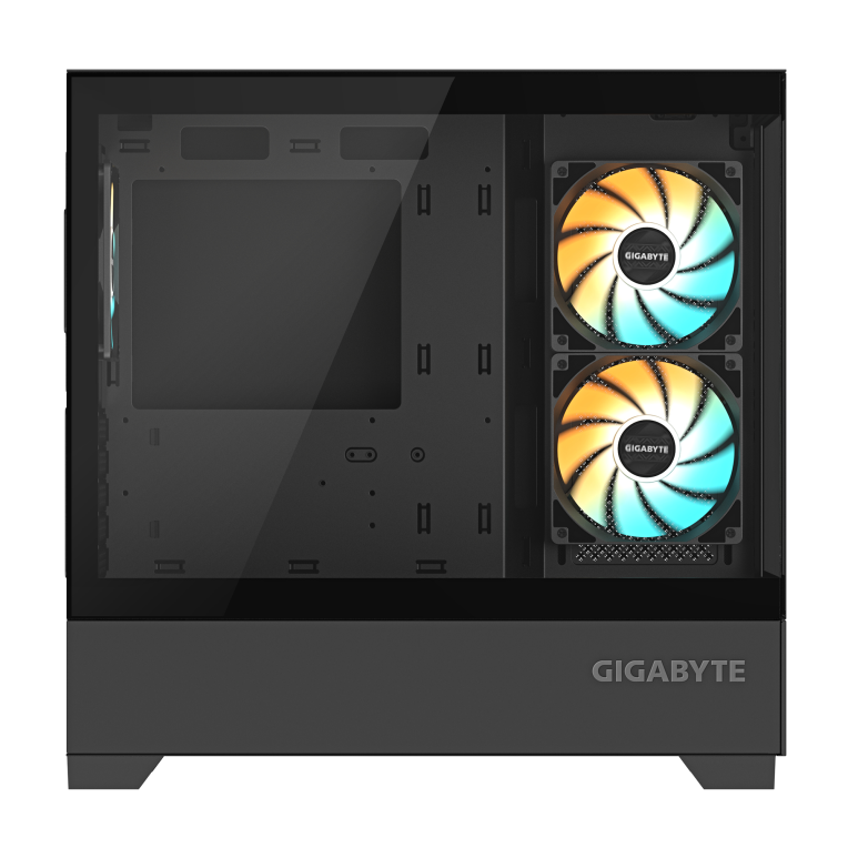 GIGABYTE C201 PANORAMIC Midi Tower Negro - detalle