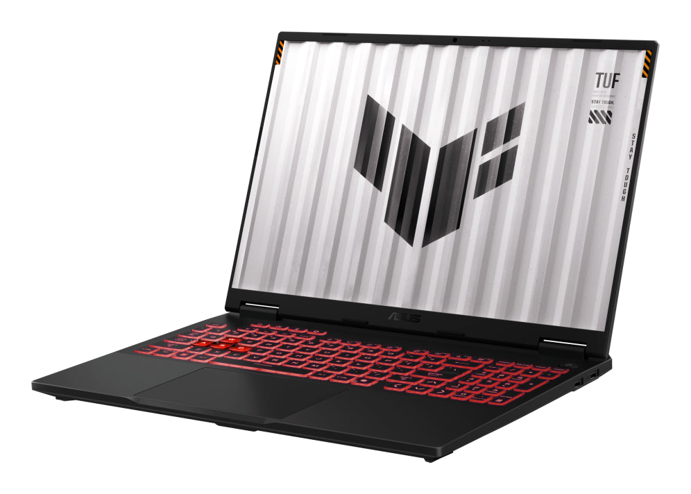 ASUS TUF Gaming A16 TUF608UM-RV041 - Ordenador Portátil Gaming de 16" WUXGA 165Hz (AMD Ryzen 7 260. 16GB RAM. 1TB SSD. NVIDIA RTX 5060 8GB. Sin Sistema Operativo) Gris Jager - Teclado QWERTY español