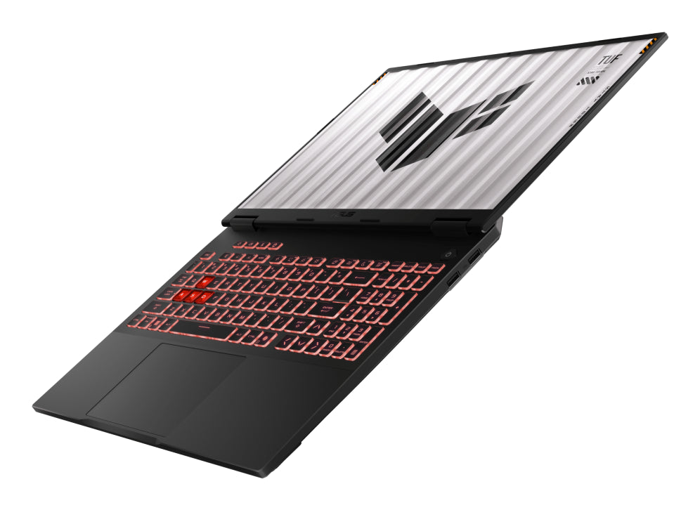 ASUS TUF Gaming A16 TUF608UM-RV041 - Ordenador Portátil Gaming de 16" WUXGA 165Hz (AMD Ryzen 7 260. 16GB RAM. 1TB SSD. NVIDIA RTX 5060 8GB. Sin Sistema Operativo) Gris Jager - Teclado QWERTY español