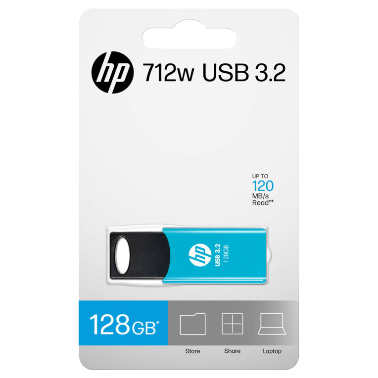 HP 712w unidad flash USB 128 GB USB tipo A 3.2 Gen 1 (3.1 Gen 1) Azul