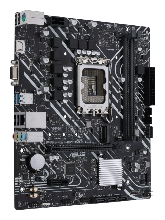ASUS PRIME H610M-K D4 Intel H610 LGA 1700 micro ATX - detalle