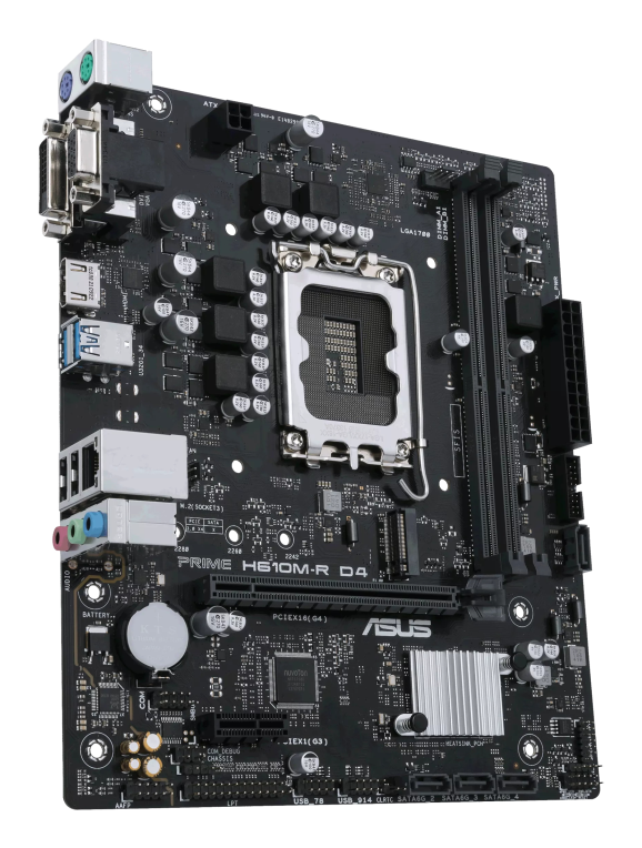 ASUS PRIME H610M-R D4 Intel H610 LGA 1700 micro ATX - detalle