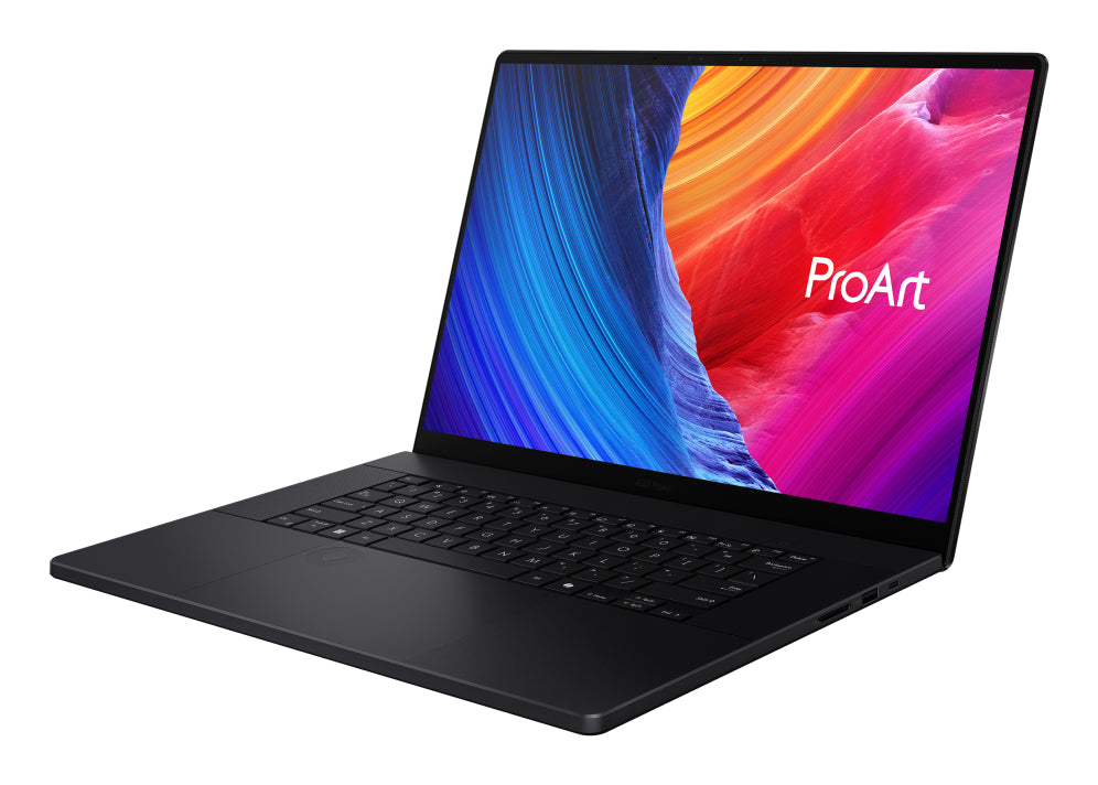 ASUS ProArt P16 OLED H7606WP-SC104W - Ordenador Portátil 16" WQUXGA (AMD Ryzen AI 9 HX 370. 32GB RAM. 100GB SSD. NVIDIA RTX 5070 8GB. Windows 11 Home) Negro Nano - Teclado QWERTY español