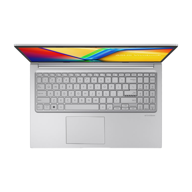 ASUS Vivobook 15 F1504VA-BQ258W - Ordenador Portátil 15.6" Full HD (Intel Core 7 150U. 16GB RAM. 1TB SSD. Graphics. Windows 11 Home) Plata Fría - Teclado QWERTY español