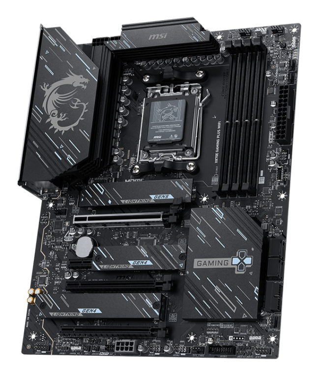MSI X870E GAMING PLUS WIFI placa base AMD X870E Zócalo AM5 ATX - detalle