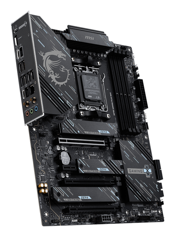 MSI X870E GAMING PLUS WIFI placa base AMD X870E Zócalo AM5 ATX - detalle